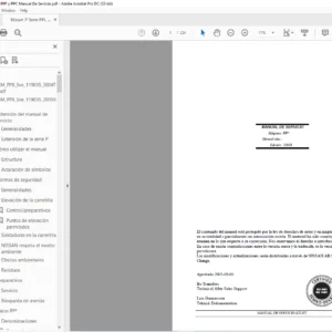Nissan P Serie PPL PPD PPF y PPC Manual De Servicio - PDF DOWNLOAD