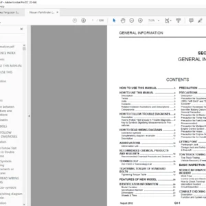Nissan Pathfinder R51 Service Manual - PDF DOWNLOAD