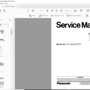 Panasonic CF-18JHU70TW NOTEBOOK COMPUTER Service Manual - PDF DOWNLOAD