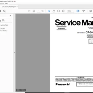 Panasonic CF-30CTQAZBM NOTEBOOK COMPUTER Service Manual - PDF DOWNLOAD