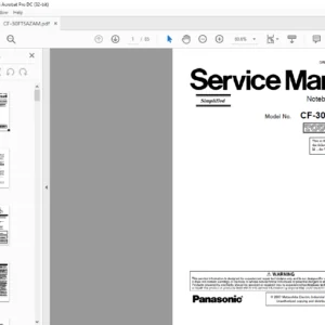 Panasonic CF-30FTSAZAM NOTEBOOK COMPUTER Service Manual - PDF DOWNLOAD