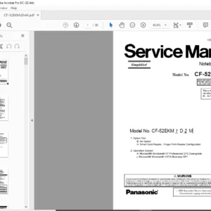 Panasonic CF-52EKM 1 D 2 M NOTEBOOK COMPUTER Service Manual - PDF DOWNLOAD
