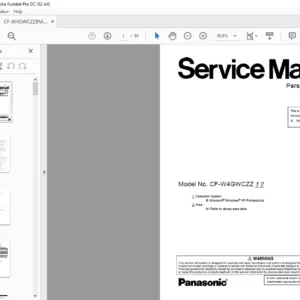 Panasonic  CF-W4GWCZZ 1 2 Personal Computer Service Manual - PDF DOWNLOAD