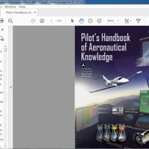 Pilot's FAA H 8083 25A Handbook of Aeronautical Knowledge MANUAL