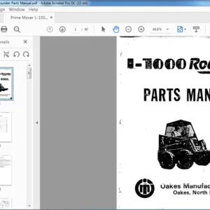 Prime Mover L-1000 Rounder Parts Manual - PDF DOWNLOAD