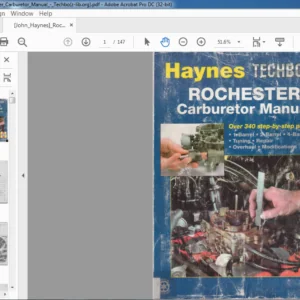 ROCHESTER CARBURETOR TECHBOOK MANUAL