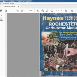 ROCHESTER TECHBOOK CARBURETOR MANUAL