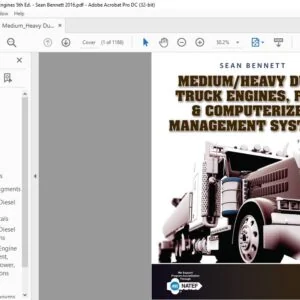 SEAN BENNETT MEDIUM & HEAVY DUTY TRUCK ENGINES FUEL & COMPUTERIZED MANAGEMENT SYSTEMS MANUAL