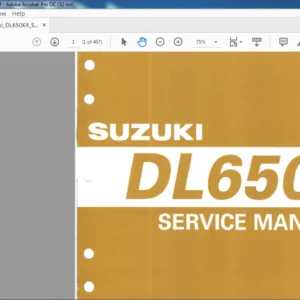 SUZUKI DL650 SERVICE MANUAL - PDF DOWNLOAD