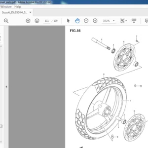 SUZUKI DL650K4 PARTS MANUAL  - PDF DOWNLOAD