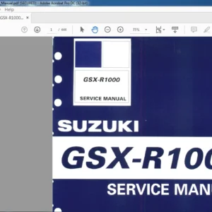 SUZUKI GSX -R 1000 SERVICE MANUAL - PDF DOWNLOAD
