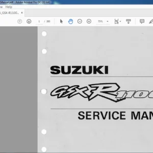 SUZUKI GSX- R71100W SERVICE MANUAL - PDF DOWNLOAD