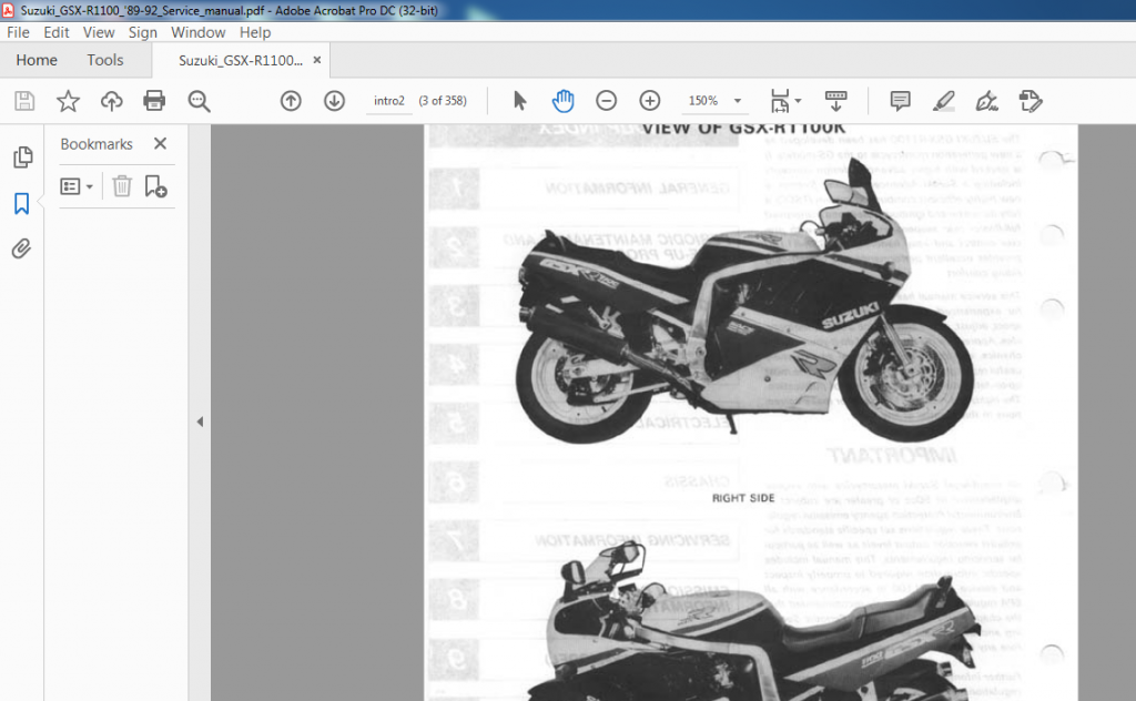 SUZUKI GSXR 1100 SERVICE MANUAL - PDF DOWNLOAD - HeyDownloads - Manual ...