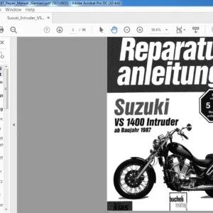 SUZUKI Intruder-VS1400 Repair manual - PDF DOWNLOAD