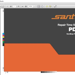 Santal PDM2 Seedlings Planter 2 Repair Time Schedule Manual - PDF DOWNLOAD