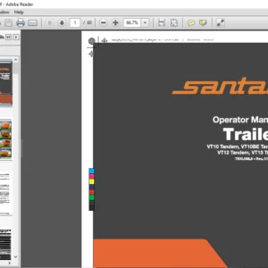 Santal Trailer VT10 Tandem VT10BE Tandem VT12 Tandem VT13 Tridem Operator Manual - PDF DOWNLOAD