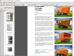 Santal VT10 VT10 BE VT12 Tandem VT13 Tridem Operator Manual - PDF DOWNLOAD ( PORTUGUESE )