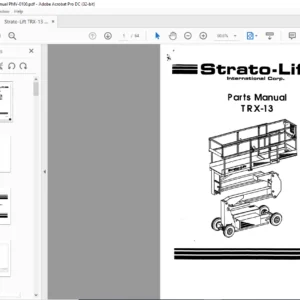 Strato-Lift TRX-13 Parts Manual - PDF DOWNLOAD