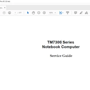 TM7 Series 300 Notebook Computer Service Guide Manual - PDF DOWNLOAD