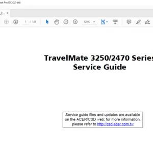 TravelMate 3250 2470 Series Laptop Service Guide Manual - PDF DOWNLOAD