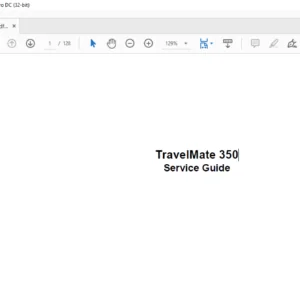 TravelMate 350 Laptop  Service Guide Manual - PDF DOWNLOAD