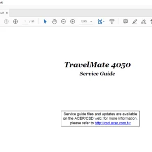 TravelMate 4050 Laptop Service Guide Manual - PDF DOWNLOAD