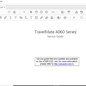 TravelMate 4060 Series Laptop Service Guide Manual - PDF DOWNLOAD