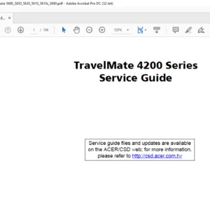 TravelMate 4200 Series Guide Manual - PDF DOWNLOAD