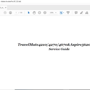 TravelMate 4210 4270 4670 Aspire5620 5670 Laptop Service Guide Manual - PDF DOWNLOAD
