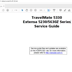 TravelMate 5330 Extensa 5230 5630Z Series Guide Manual - PDF DOWNLOAD