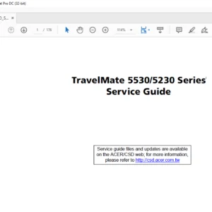TravelMate 5530 5230 Series Laptop Service Guide Manual - PDF DOWNLOAD