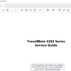 TravelMate 6293 Series Laptop Service Guide Manual - PDF DOWNLOAD