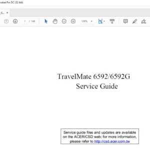 TravelMate 6592 6592G Laptop Service Guide Manual - PDF DOWNLOAD