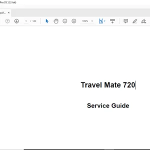 TravelMate 720 Laptop Service Guide Manual - PDF DOWNLOAD