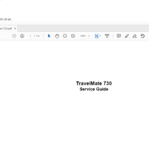 TravelMate 730 Laptop Service Guide Manual - PDF DOWNLOAD