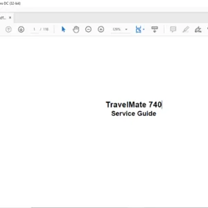 TravelMate 740  Guide Service Manual - PDF DOWNLOAD
