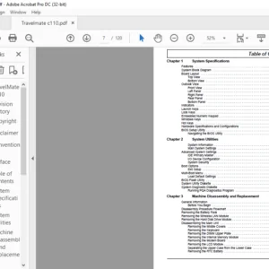 TravelMate C110 Laptop  Service Guide Manual - PDF DOWNLOAD