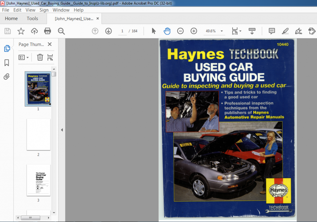 USED CAR BUYING GUIDE TECHBOOK MANUAL - HeyDownloads - Manual Downloads