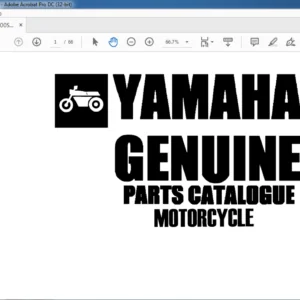 YAMAHA GENUINE FZR400S '89 PARTS CATALOGUE - PDF DOWNLOAD