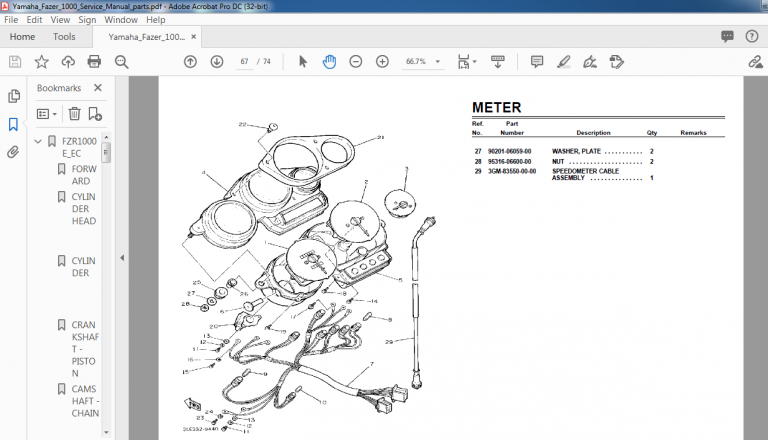 YAMAHA GENUINE PARTS CATALOGUE MANUAL - PDF DOWNLOAD - HeyDownloads ...