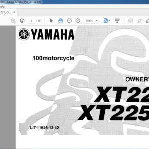 YAMAHA XT 225L XT 225LC OWNER'S MANUAL - PDF DOWNLOAD