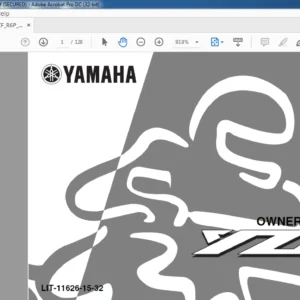 YAMAHA YZF- R6P YZF-R6PC 0WNER'S MANUAL - PDF DOWNLOAD