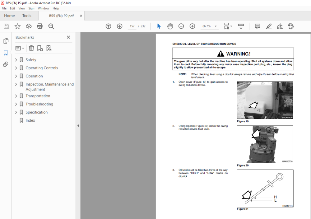 YANMAR B55W-1 Operation And Maintenance Manual - PDF DOWNLOAD ...