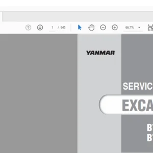 YANMAR B7-5 B7-5A EXCAVATOR SERVICE MANUAL - PDF DOWNLOAD