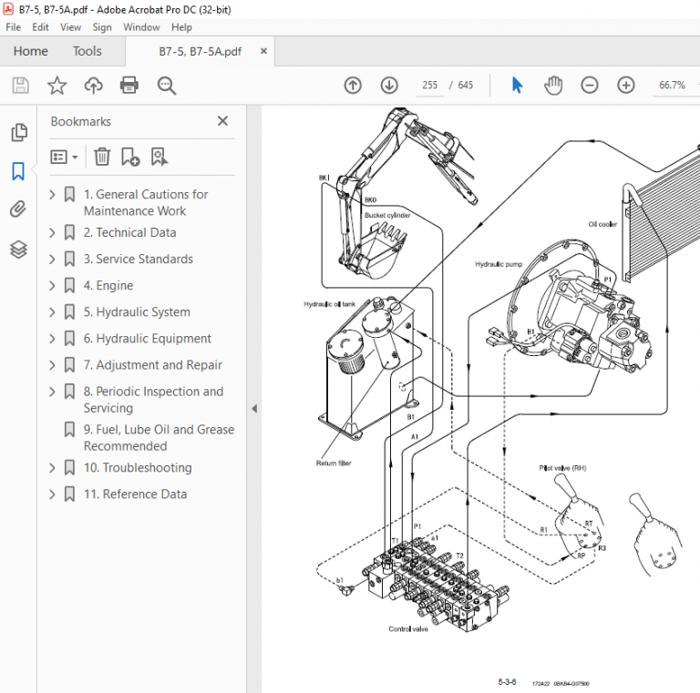 YANMAR B7-5 B7-5A EXCAVATOR SERVICE MANUAL - PDF DOWNLOAD ...