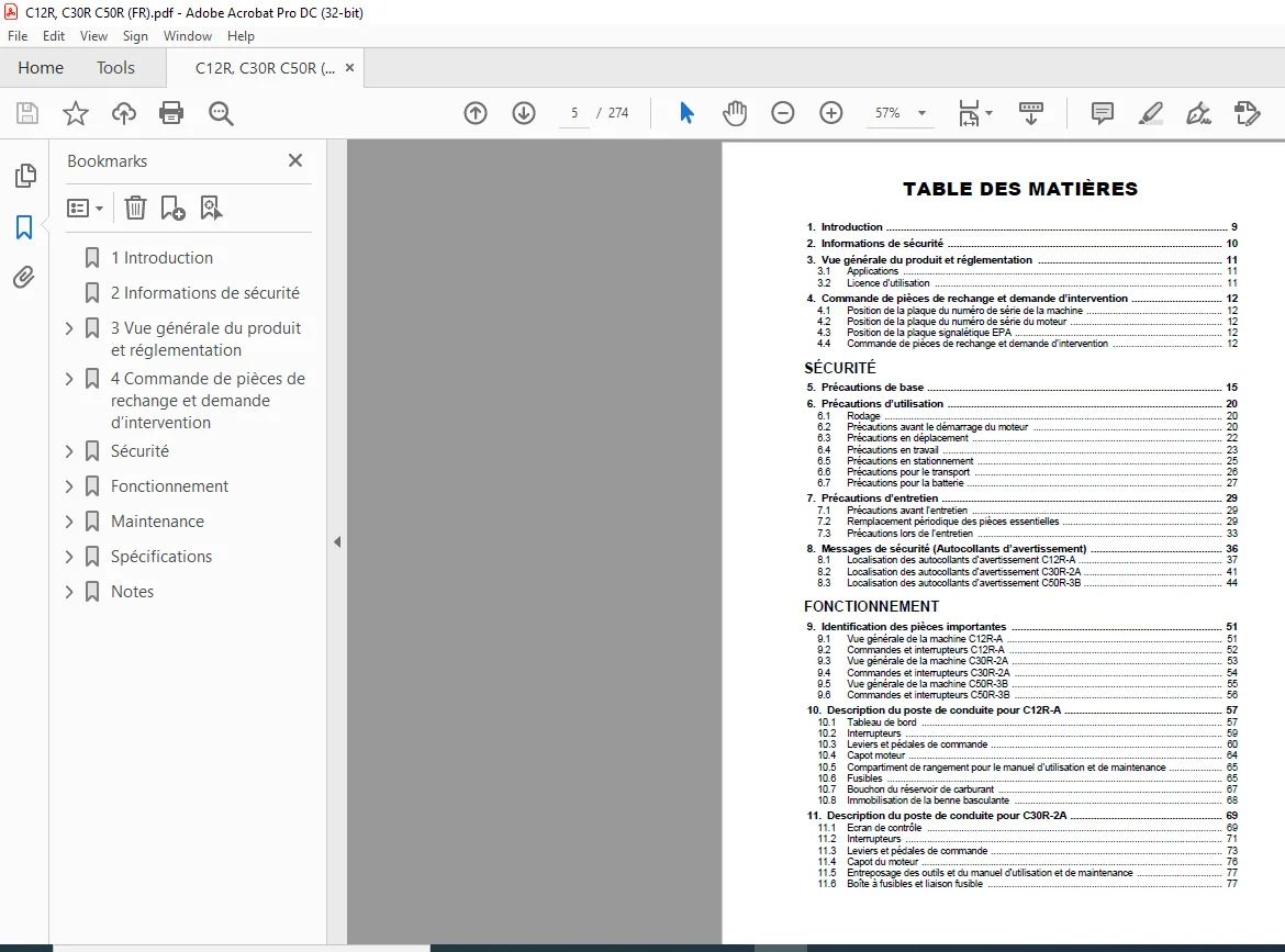 YANMAR C12R-A C30R-2A C50R-3B MANUEL D’UTILISATION ET DE MAINTENANCE - PDF DOWNLOAD - Image 3