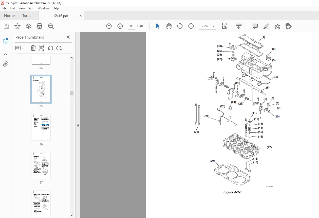 YANMAR SV16 EXCAVATOR SERVICE MANUAL - PDF DOWNLOAD - Image 4