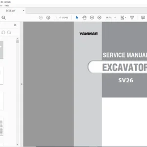 YANMAR SV26 SERVICE MANUAL - PDF DOWNLOAD