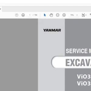 YANMAR ViO33-6 ViO38-6 EXCAVATOR SERVICE MANUAL - PDF DOWNLOAD