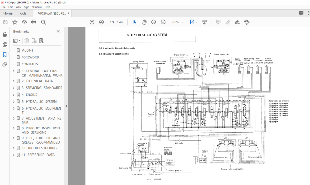 YANMAR ViO50-1 EXCAVATOR SERVICE MANUAL - PDF DOWNLOAD - HeyDownloads ...